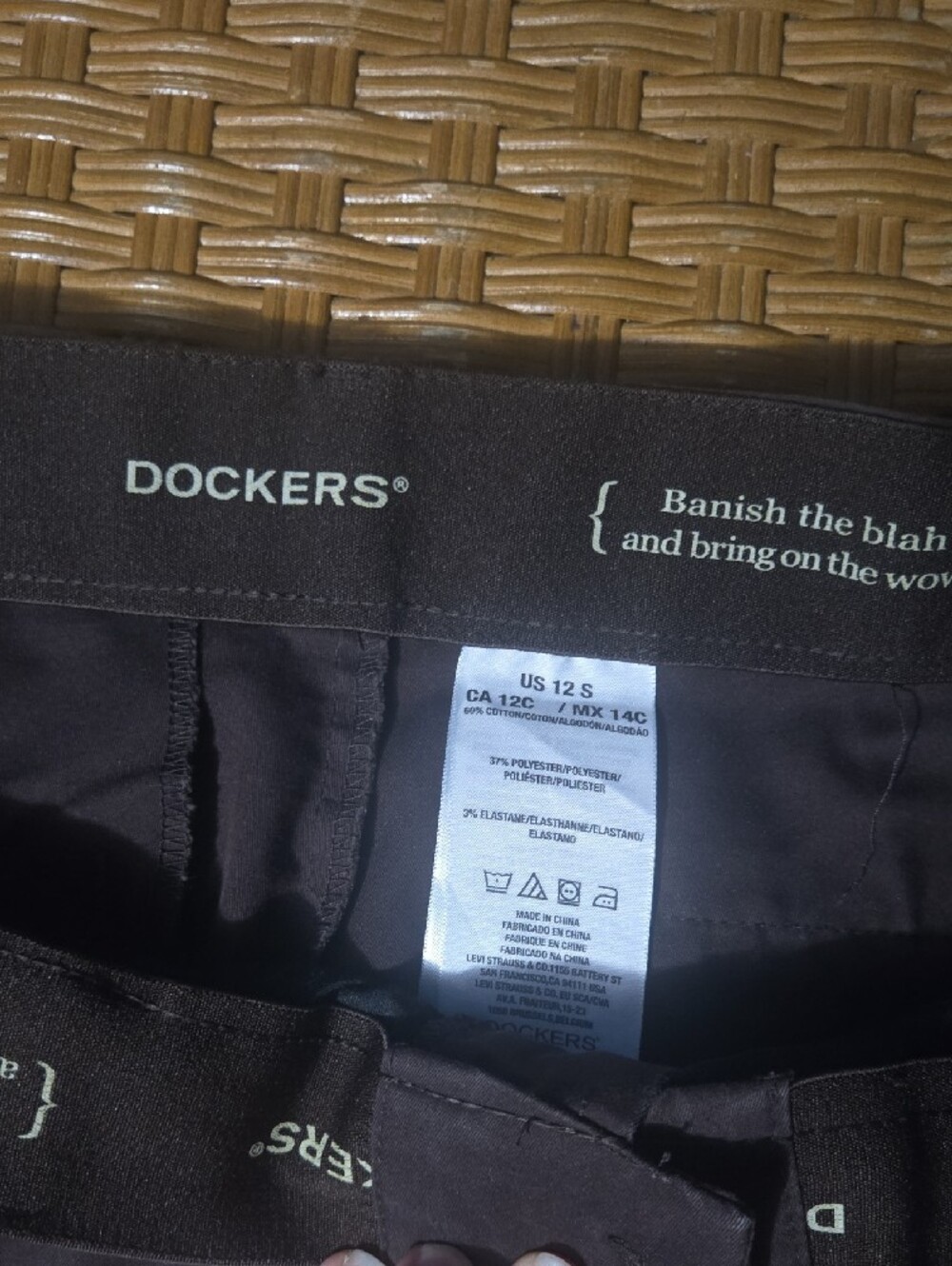 Dockers Women's Navy Chinos - Picture 2 of 5